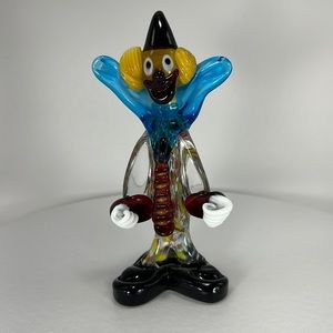 Vintage Murano Art Glass Clown